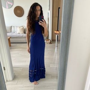 Lovers + Friends blue maxi dress